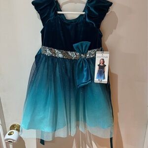Jona Michelle Teal and Blue Formal Dress